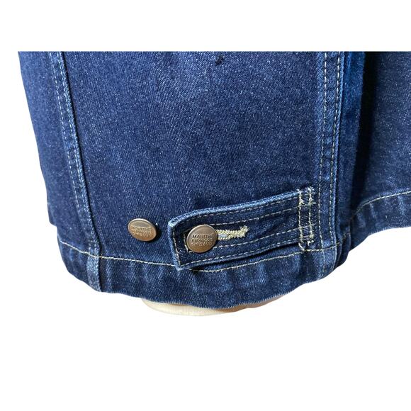 Vintage 00s Marithe Francois Girbaud Denim Trucker Jacket Men's XL Rap Hip Hop - Picture 4 of 7